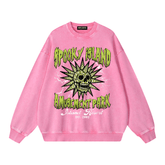 Spooky Island Acid Wash Sweatshirt - Goth Cloth Co.260915PODRA0922011