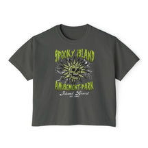 Spooky Island Amusement Park Crop Top - Goth Cloth Co.T-Shirt13397843880728859050