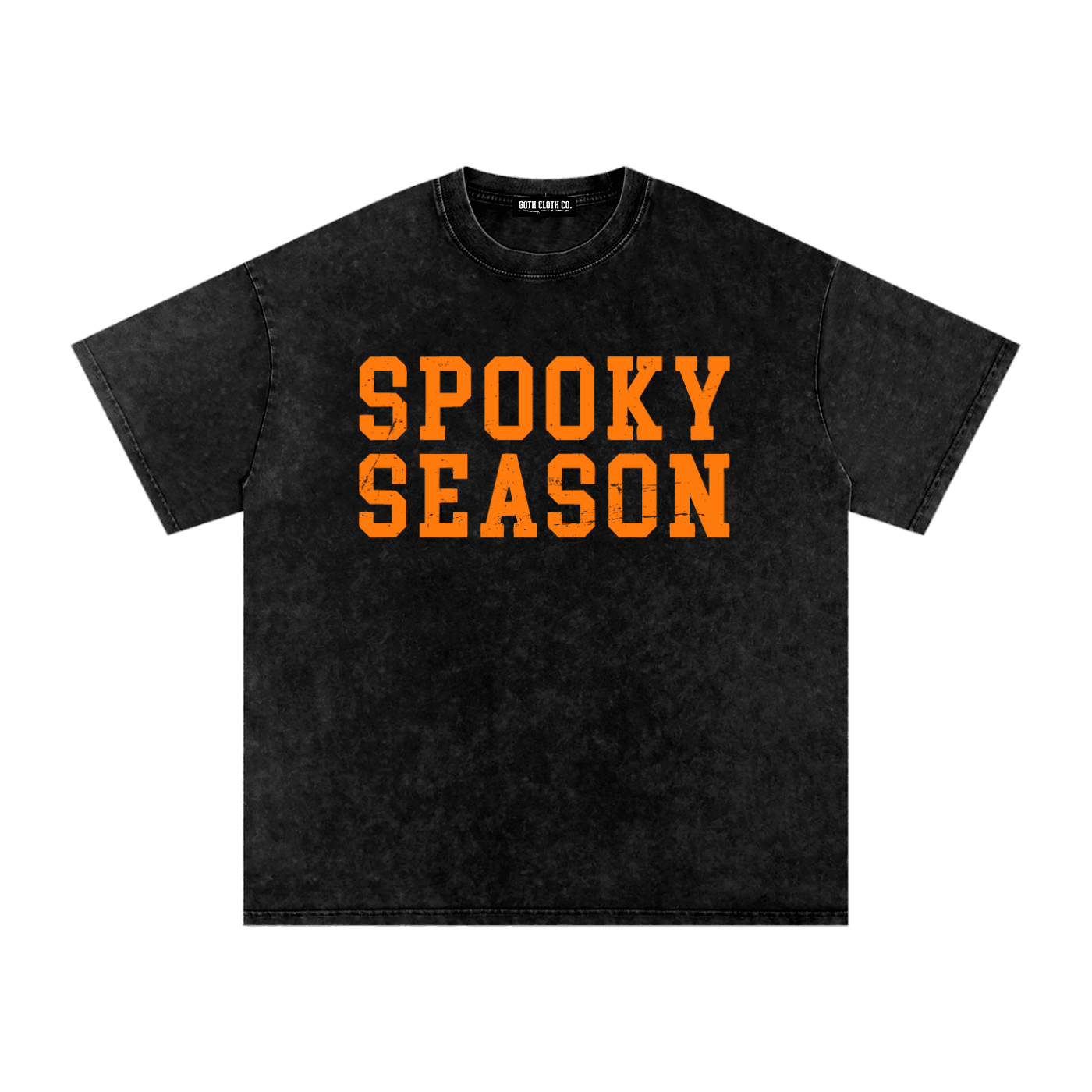 Spooky Season Acid Wash T-Shirt - Goth Cloth Co.gymwear260813PODPQ0627001