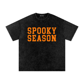 Spooky Season Acid Wash T-Shirt - Goth Cloth Co.gymwear260813PODPQ0627001