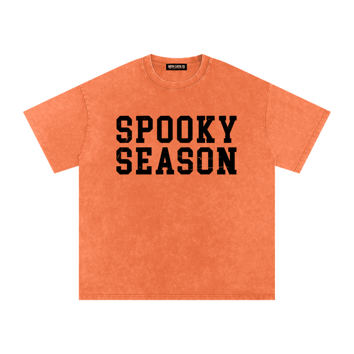 Spooky Season Acid Wash T-Shirt - Goth Cloth Co.gymwear260813PODPQ0628007