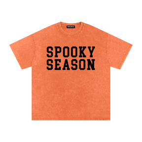 Spooky Season Acid Wash T-Shirt - Goth Cloth Co.gymwear260813PODPQ0628007