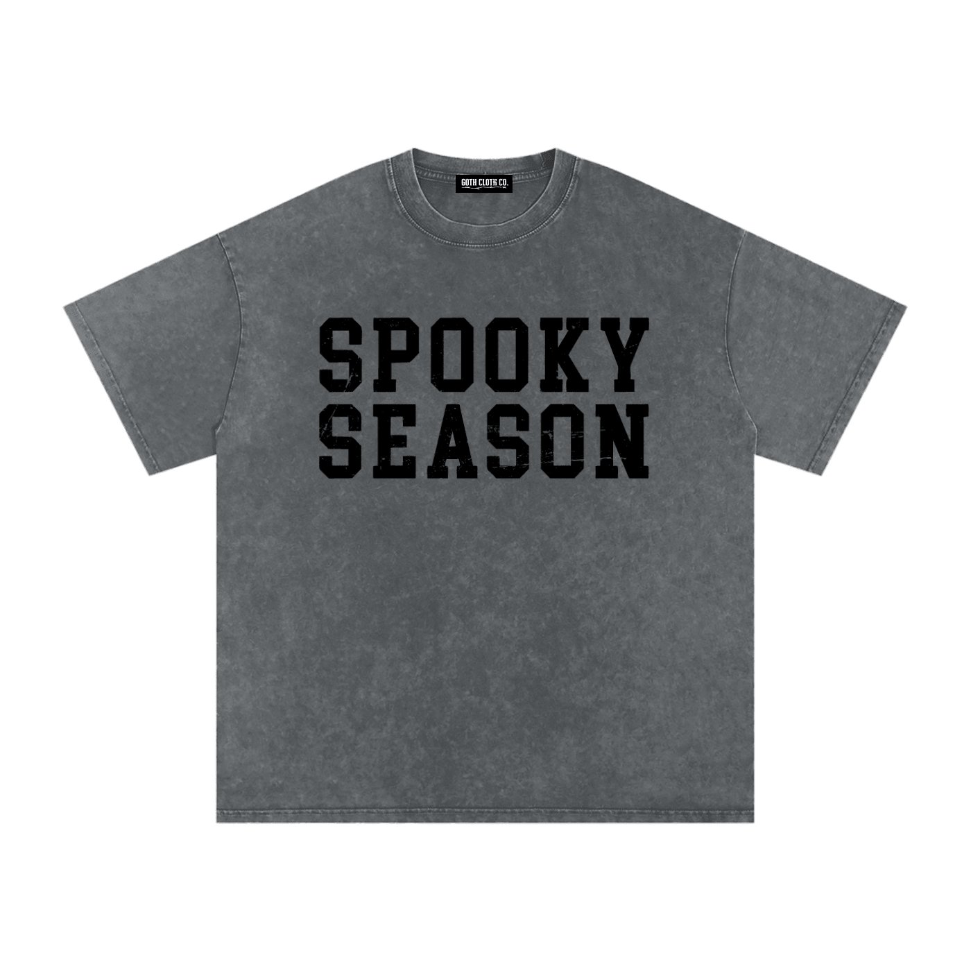 Spooky Season Acid Wash T-Shirt - Goth Cloth Co.gymwear260813PODPQ0628013