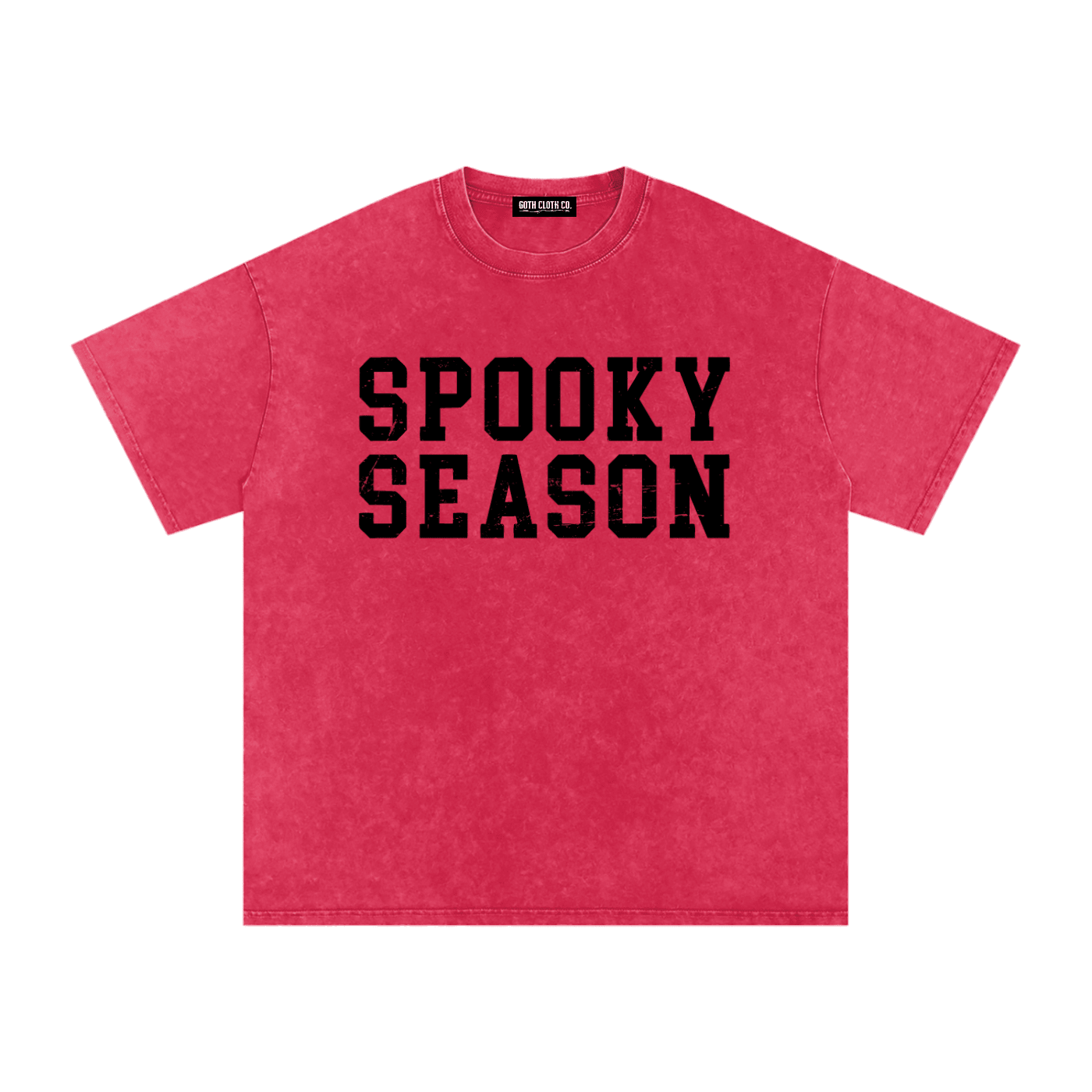 Spooky Season Acid Wash T-Shirt - Goth Cloth Co.gymwear260813PODPQ0628019