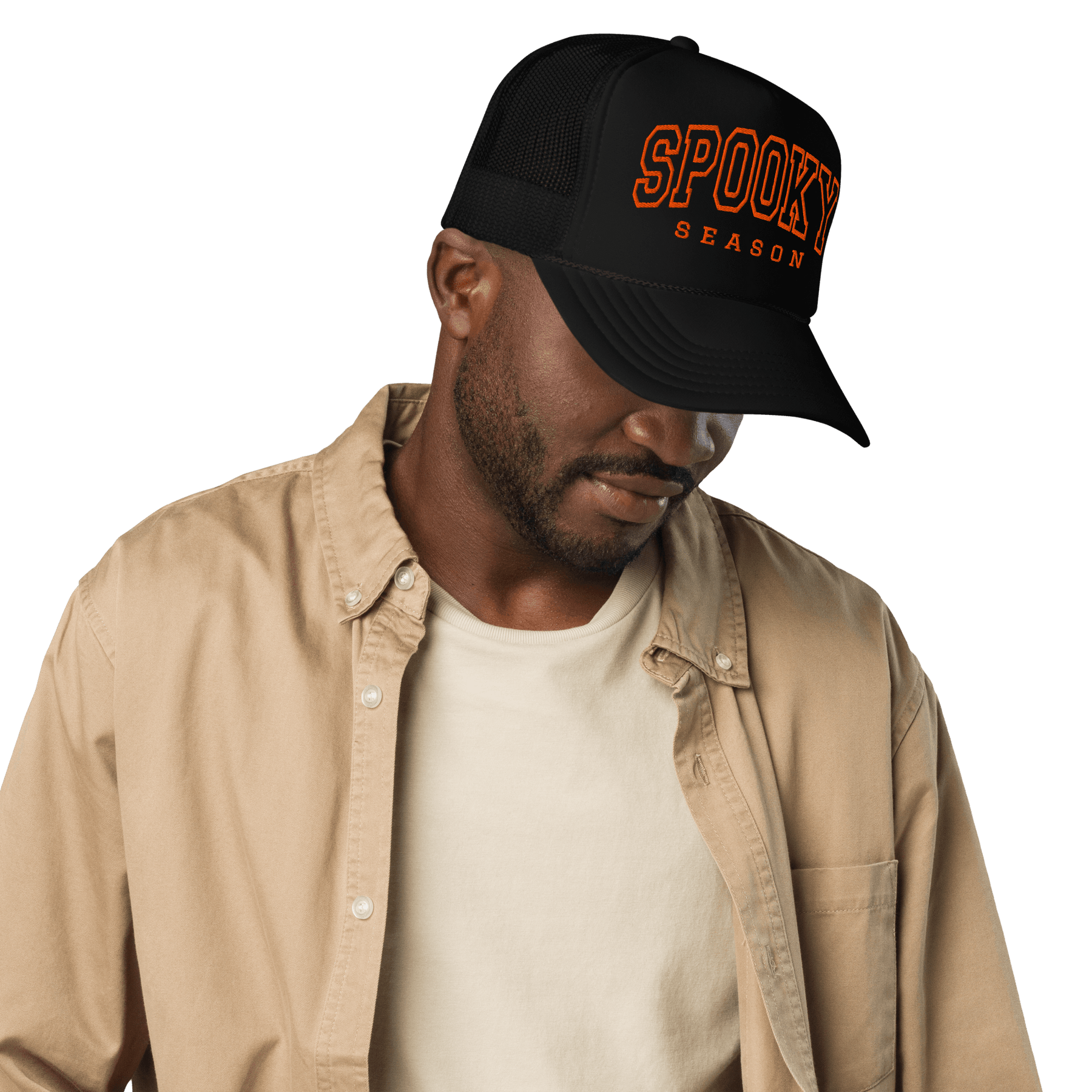 Spooky Season Embroidered Foam Trucker Hat - Goth Cloth Co.3121222_15904