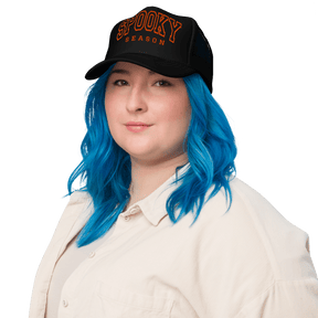 Spooky Season Embroidered Foam Trucker Hat - Goth Cloth Co.3121222_15904