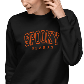 Spooky Season Large Embroidered Sweatshirt - Goth Cloth Co.8803229_11255