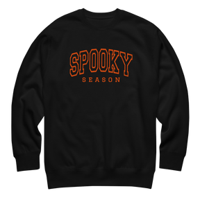 Spooky Season Large Embroidered Sweatshirt - Goth Cloth Co.8803229_11255