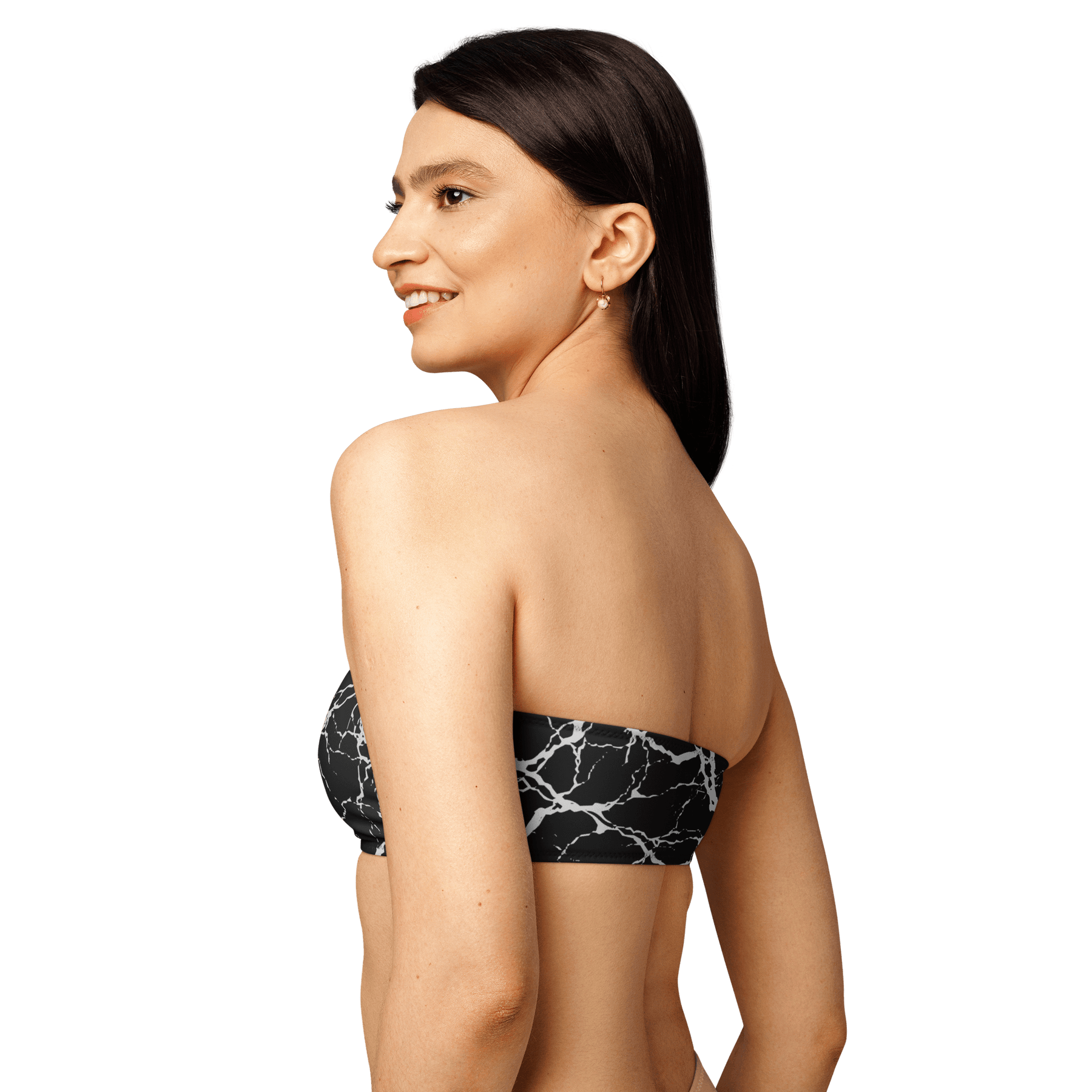 Static Veins Bandeau Bikini Top - Goth Cloth Co.3489550_22682