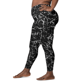 Static Veins Crossover Leggings with Pockets - Goth Cloth Co.6543712_14137