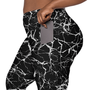 Static Veins Crossover Leggings with Pockets - Goth Cloth Co.6543712_14137