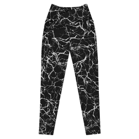 Static Veins Crossover Leggings with Pockets - Goth Cloth Co.6543712_14137