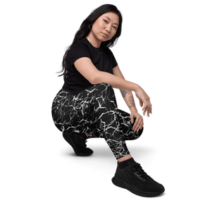 Static Veins Crossover Leggings with Pockets - Goth Cloth Co.6543712_14137