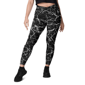 Static Veins Crossover Leggings with Pockets - Goth Cloth Co.6543712_14137