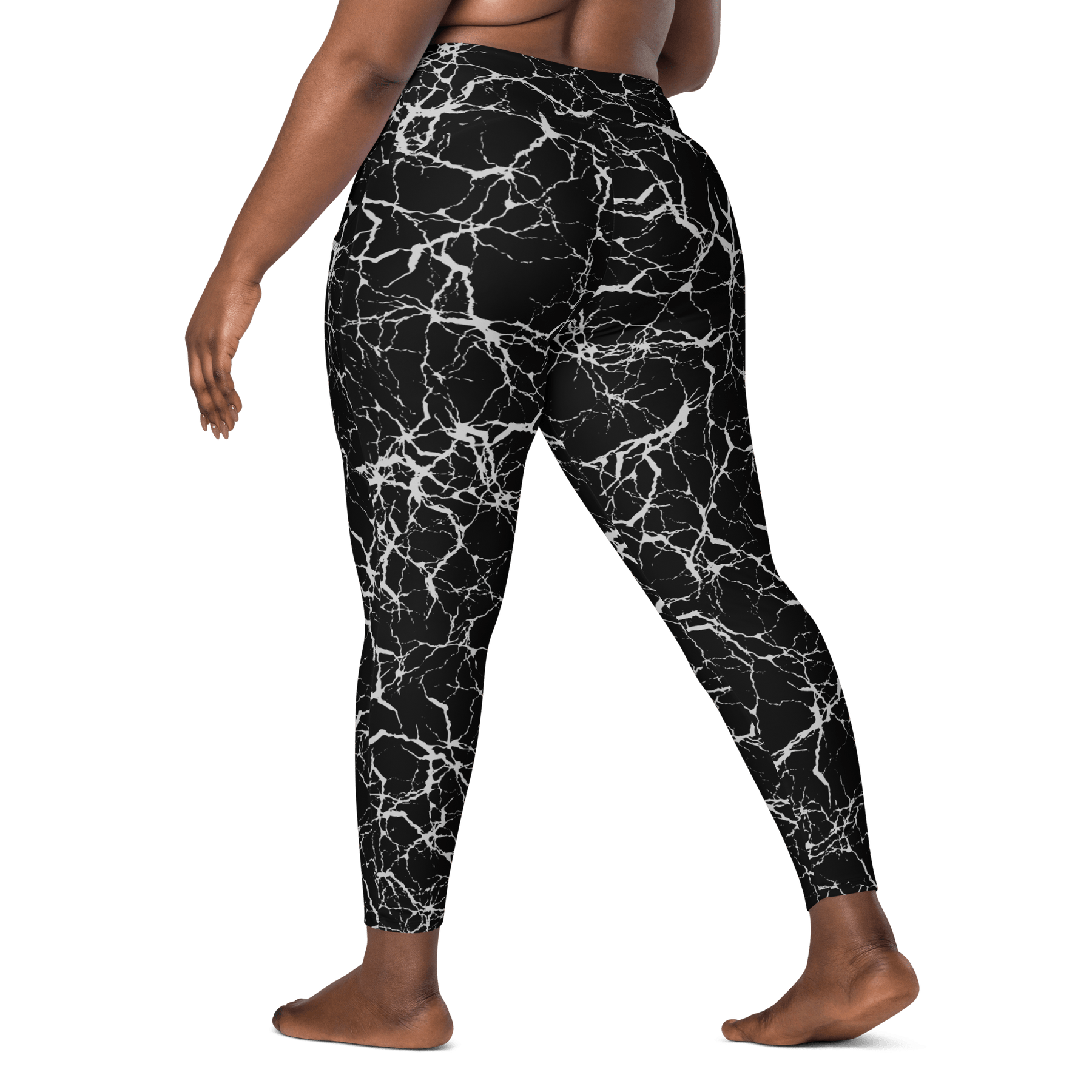 Static Veins Crossover Leggings with Pockets - Goth Cloth Co.6543712_14137