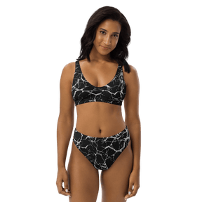 Static Veins High - Waisted Sport Bikini Bottom - Goth Cloth Co.2647551_12042