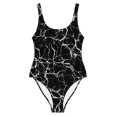 Static Veins One - Piece Swimsuit - Goth Cloth Co.7041531_9014