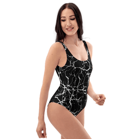 Static Veins One - Piece Swimsuit - Goth Cloth Co.7041531_9014