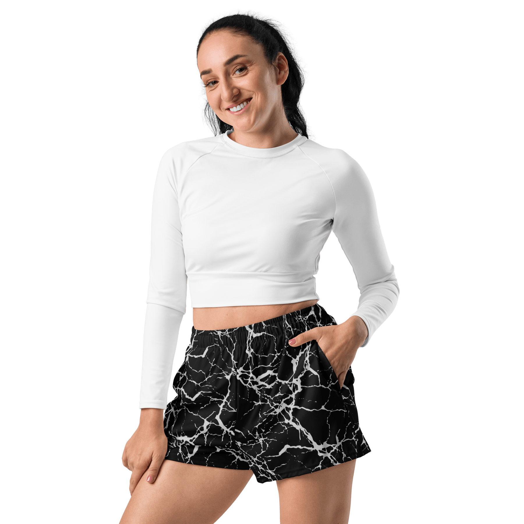 Static Veins Unisex Unlined Swim Trunks - Goth Cloth Co.2560108_9804