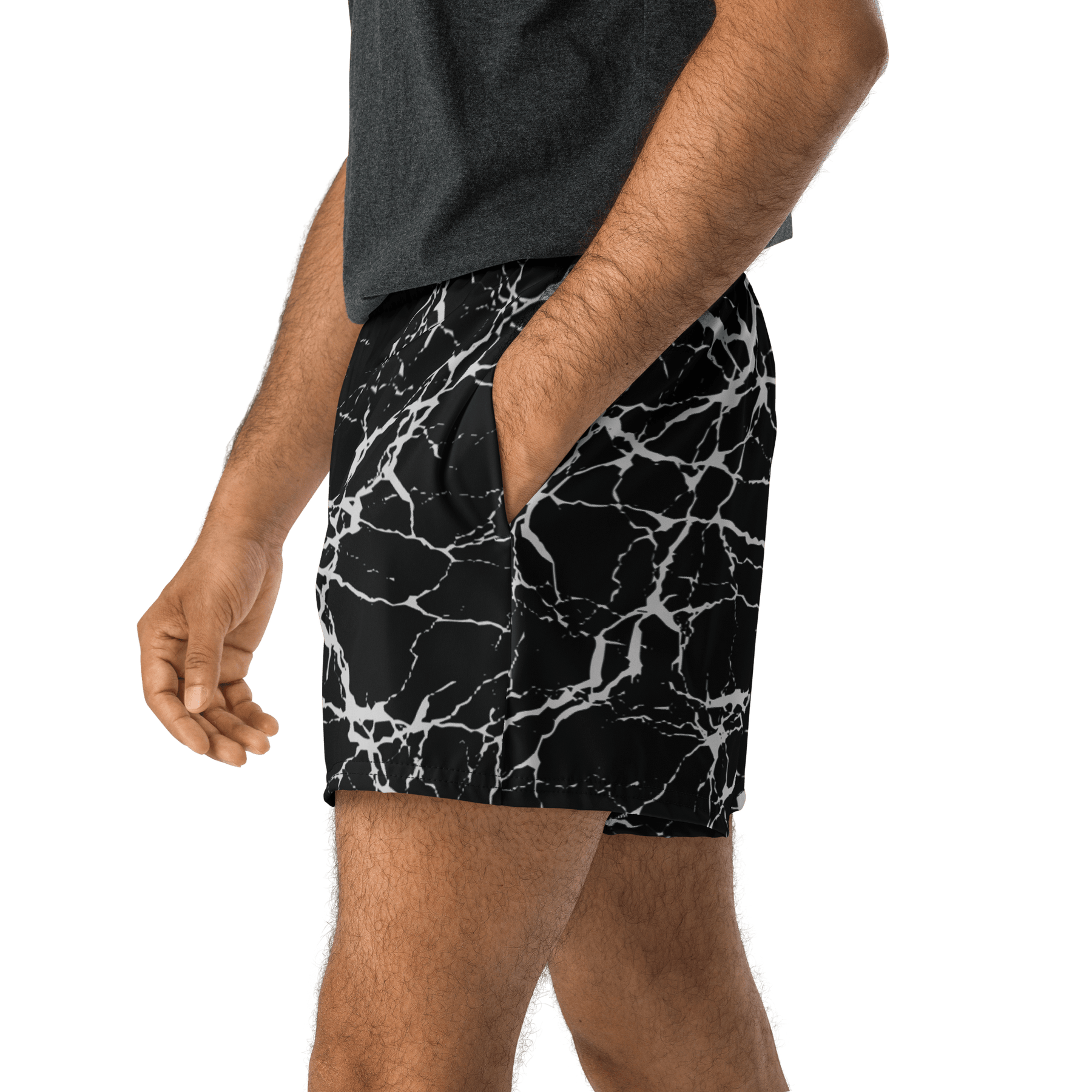 Static Veins Unisex Unlined Swim Trunks - Goth Cloth Co.2560108_9804