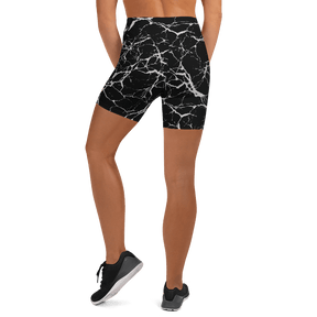 Static Veins Yoga Shorts - Goth Cloth Co.6875808_9079