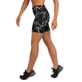 Static Veins Yoga Shorts - Goth Cloth Co.6875808_9079