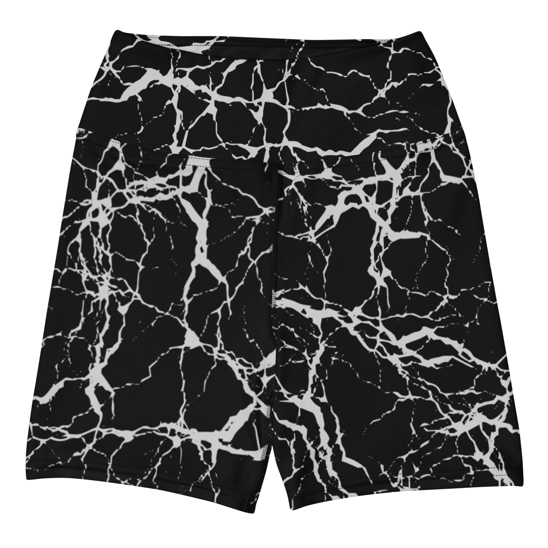 Static Veins Yoga Shorts - Goth Cloth Co.6875808_9079