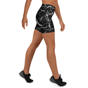 Static Veins Yoga Shorts - Goth Cloth Co.6875808_9079