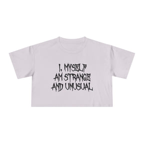 Strange and Unusual Crop Top - Goth Cloth Co.T-Shirt17010612971645567493