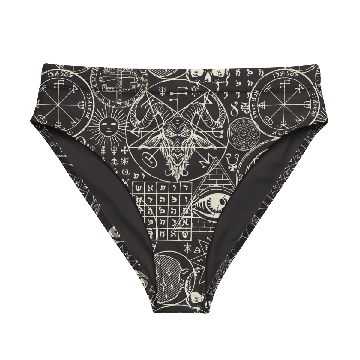 Summon Spirits High - Waisted Sport Bikini Bottoms - Goth Cloth Co.5844020_12042