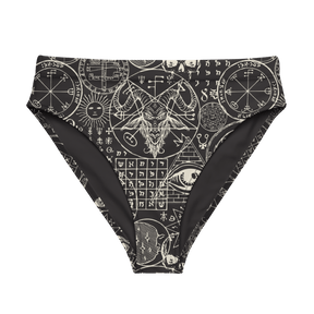 Summon Spirits High - Waisted Sport Bikini Bottoms - Goth Cloth Co.5844020_12042