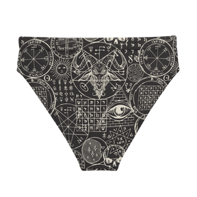 Summon Spirits High - Waisted Sport Bikini Bottoms - Goth Cloth Co.5844020_12042