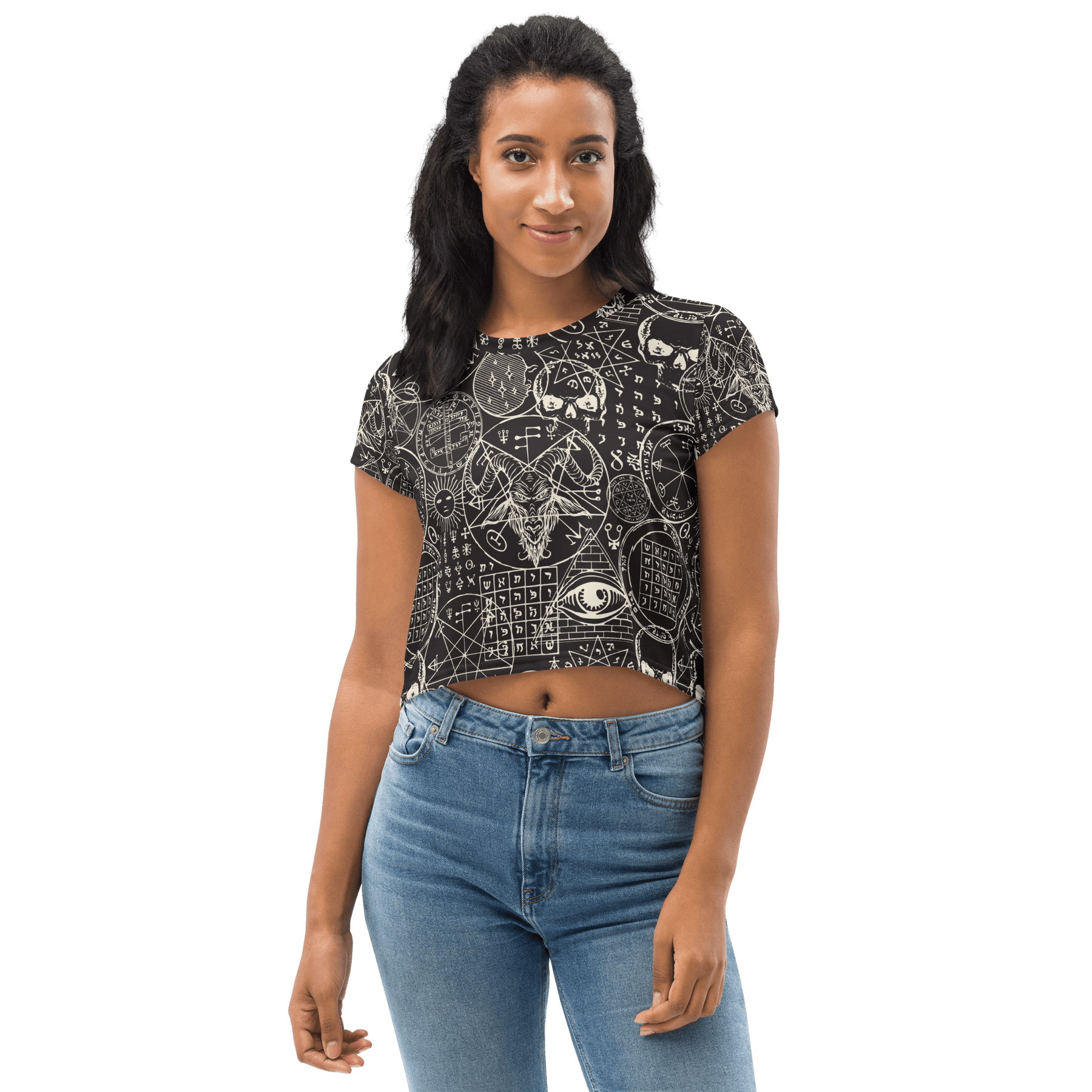 Summoning Spirits Crop Top - Goth Cloth Co.3959628_9340