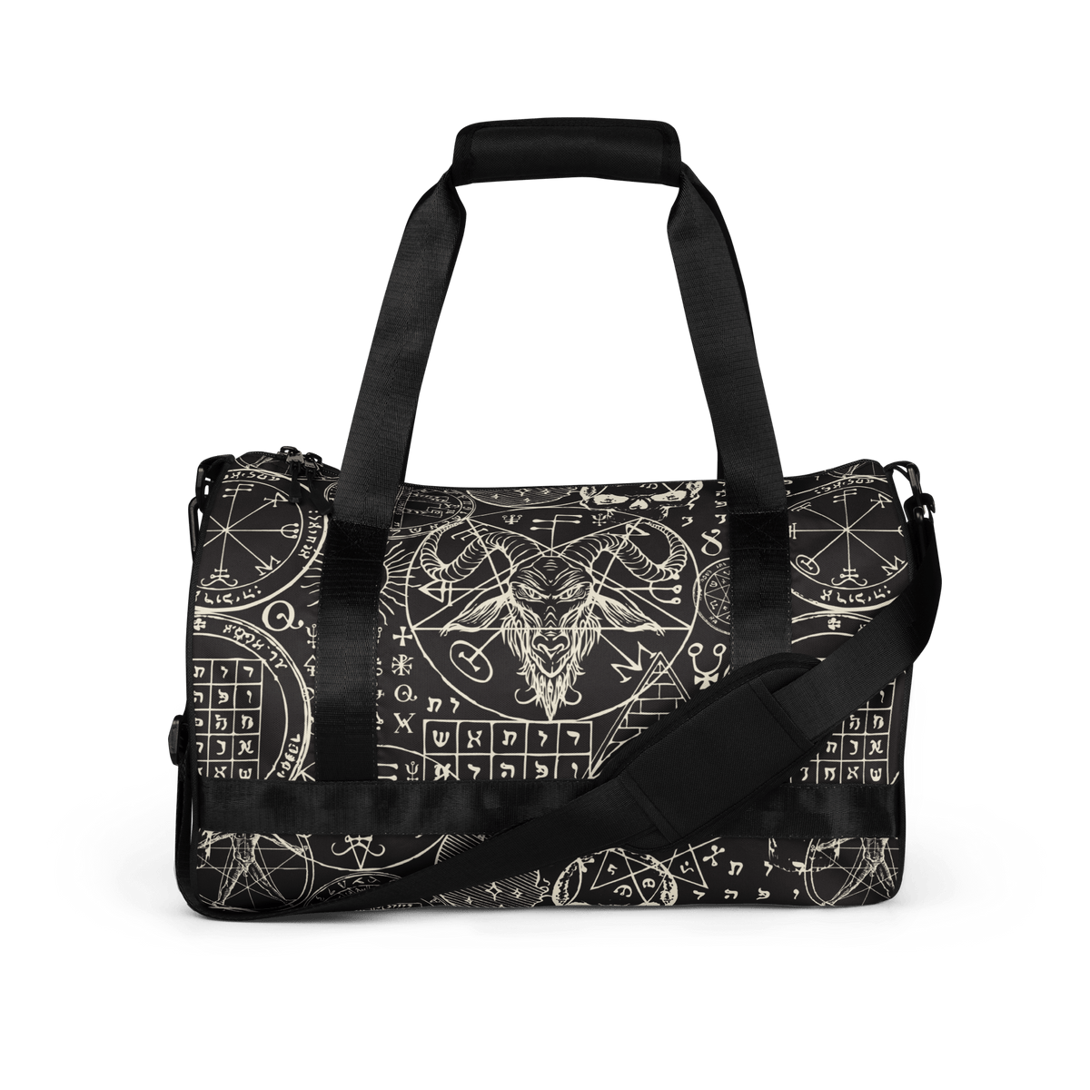 Summoning Spirits Gym Bag - Occult Fitness Duffle Bag | Goth Cloth Co.