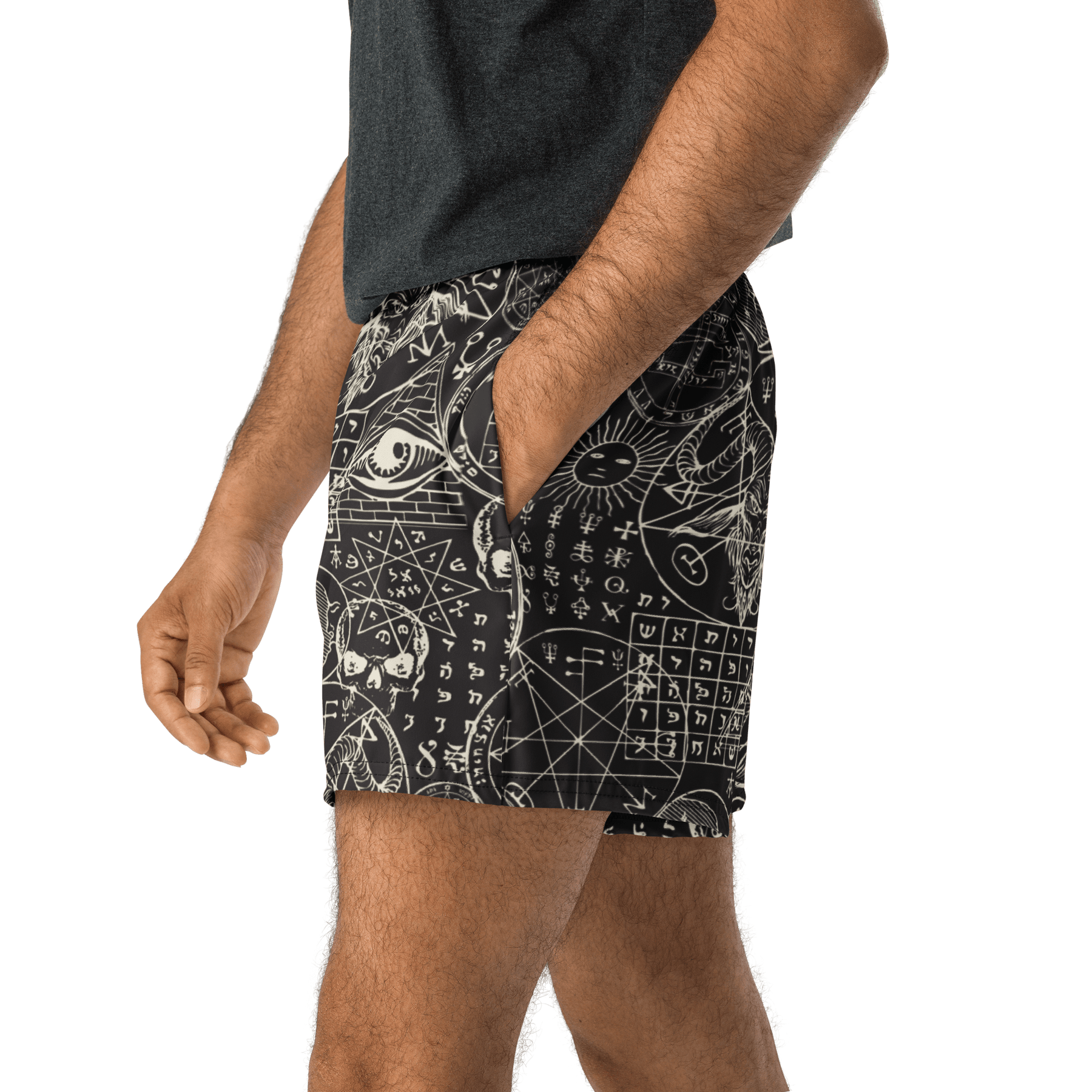 Summoning Spirits Unisex Athletic Shorts - Goth Cloth Co.4274408_9804