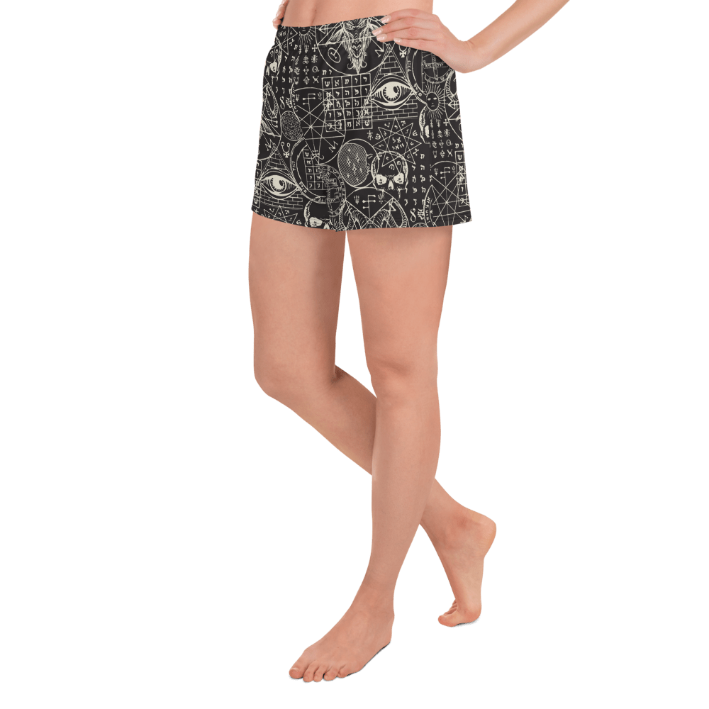 Summoning Spirits Unisex Athletic Shorts - Goth Cloth Co.4274408_9804