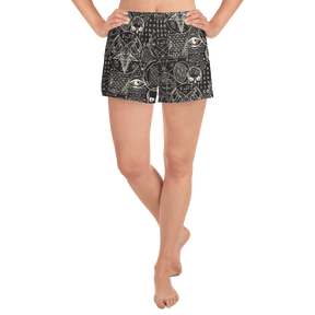 Summoning Spirits Unisex Athletic Shorts - Goth Cloth Co.4274408_9804