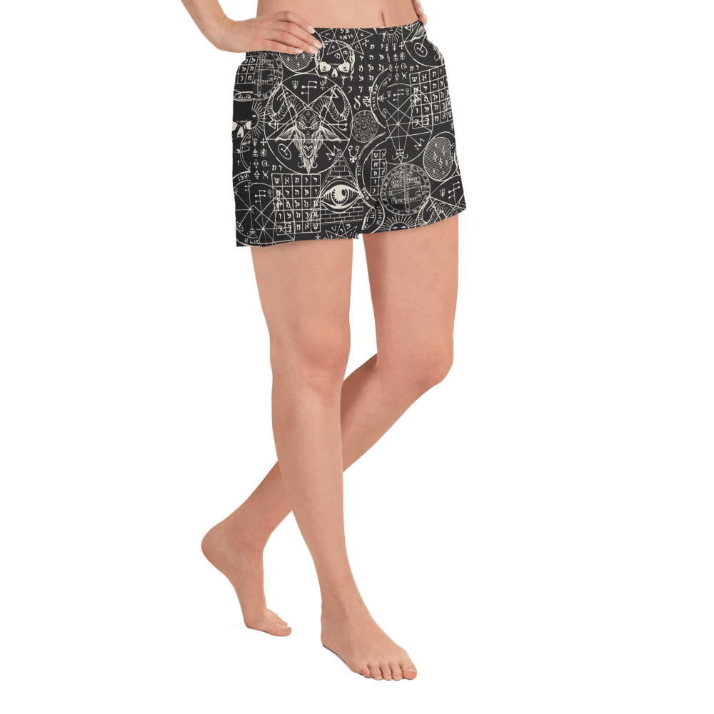 Summoning Spirits Unisex Athletic Shorts - Goth Cloth Co.4274408_9804