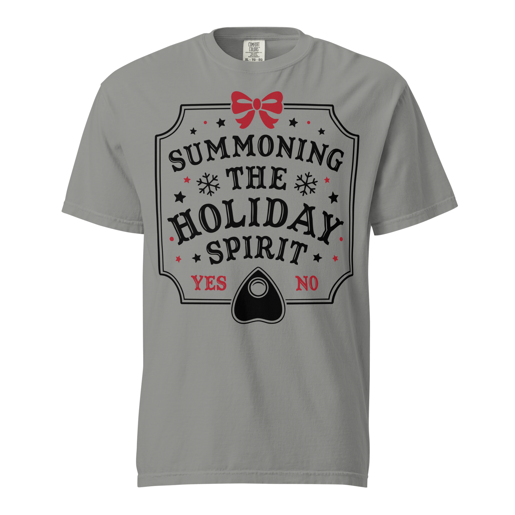 Summoning the Holiday Spirit Comfy Tee - Goth Cloth Co.4543920_15176