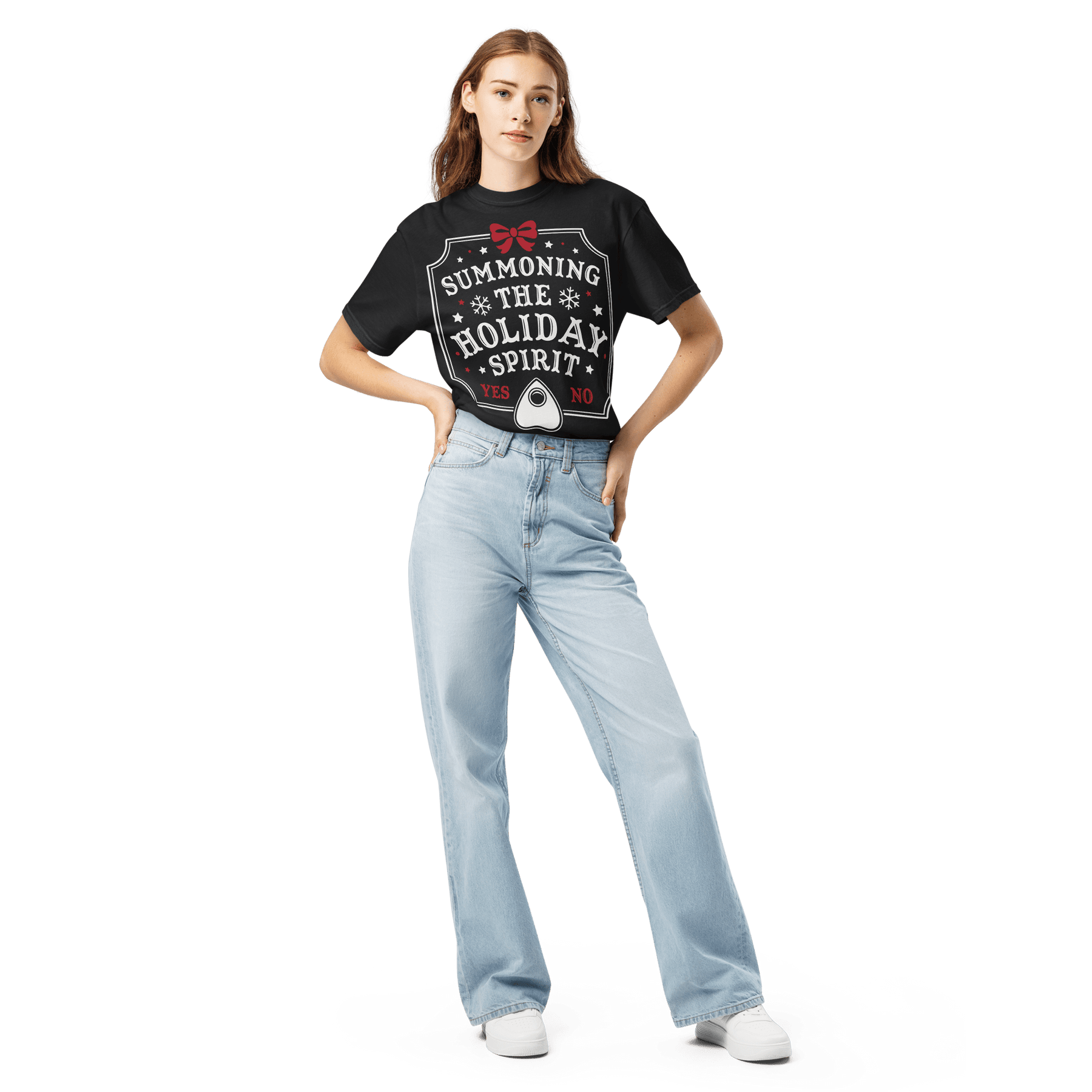 Summoning the Holiday Spirit Comfy Tee - Goth Cloth Co.4543920_16523