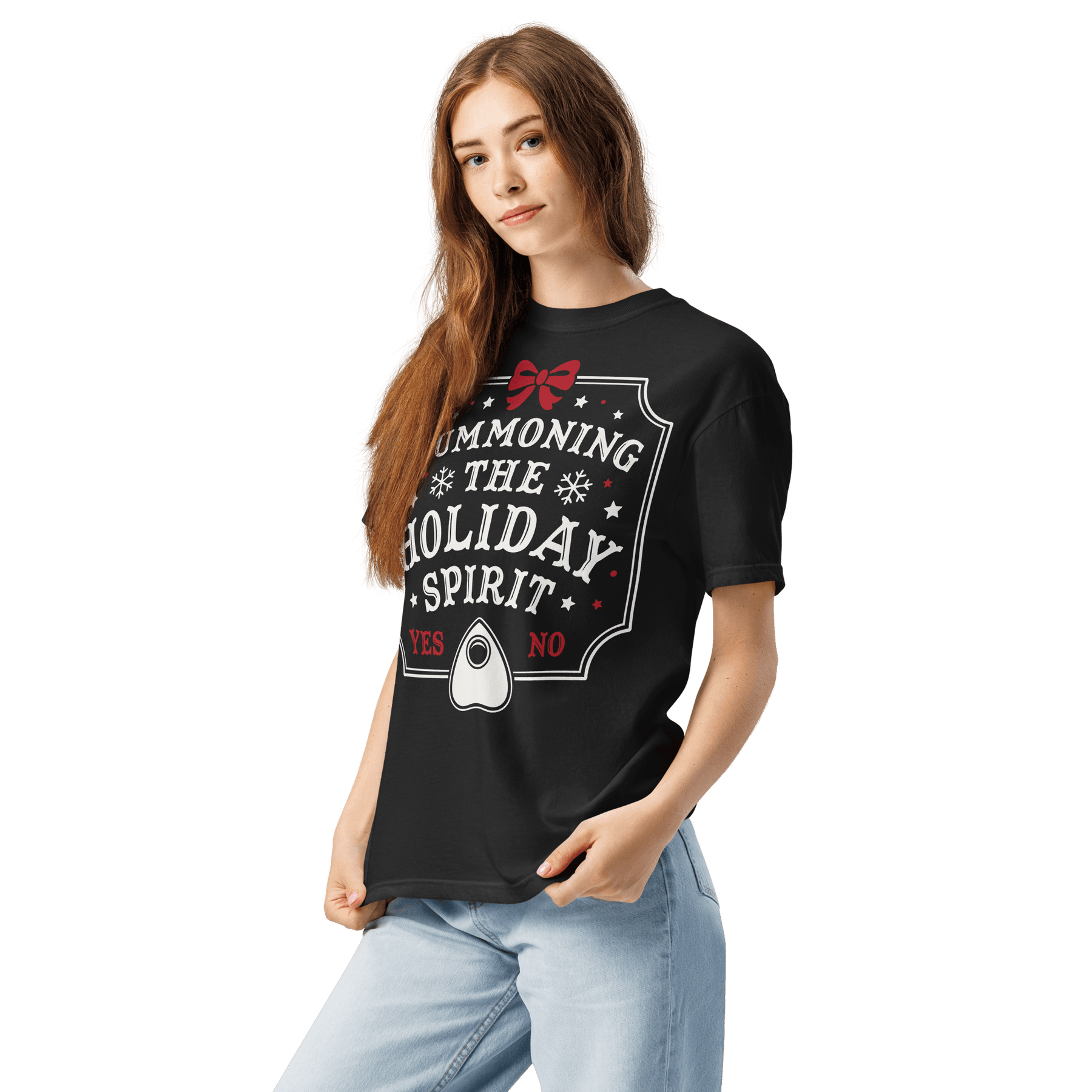 Summoning the Holiday Spirit Comfy Tee - Goth Cloth Co.4543920_16523