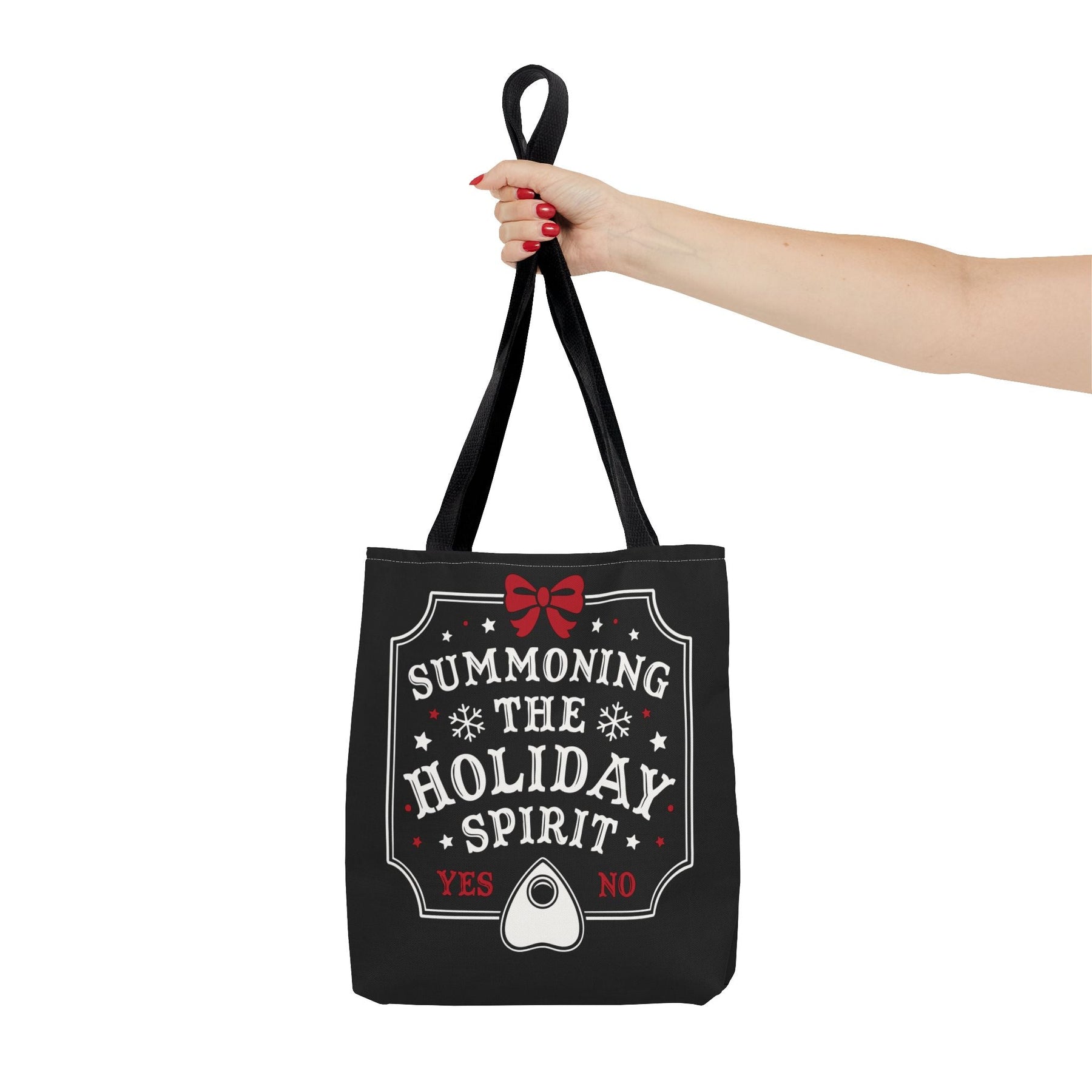 Summoning the Holiday Spirit Reusable Gift Bag Tote - Goth Cloth Co.Bags33255307757908164482