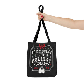 Summoning the Holiday Spirit Reusable Gift Bag Tote - Goth Cloth Co.Bags33255307757908164482