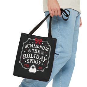 Summoning the Holiday Spirit Reusable Gift Bag Tote - Goth Cloth Co.Bags33255307757908164482