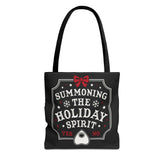 Summoning the Holiday Spirit Reusable Gift Bag Tote - Goth Cloth Co.Bags33255307757908164482