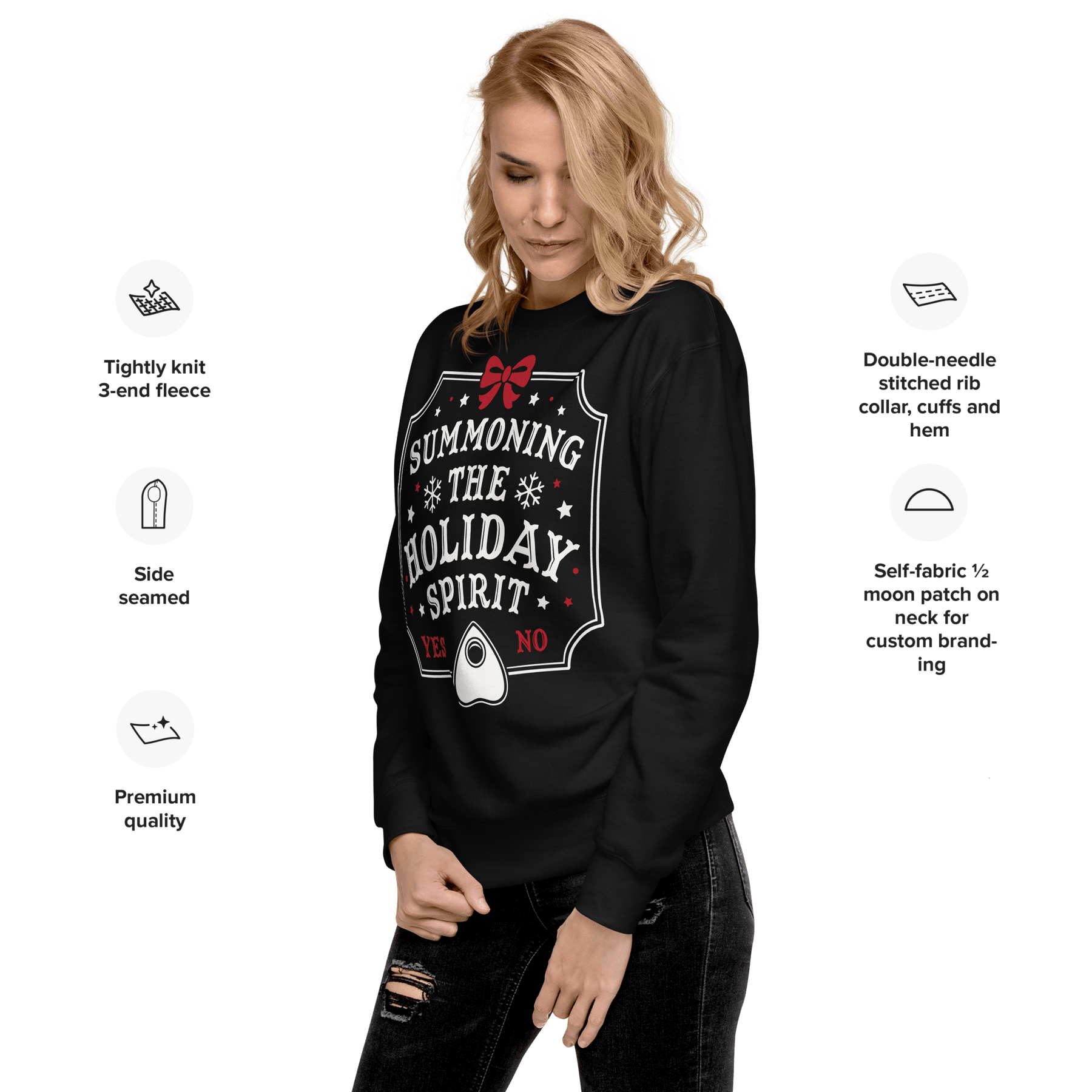 Summoning the Holiday Spirit Unisex Sweatshirt - Goth Cloth Co.7479304_20357