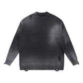 Sun Fade Distressed Crewneck Sweater - Goth Cloth Co.251210PODUU0832001