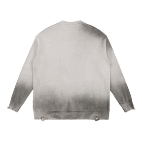 Sun Fade Distressed Crewneck Sweater - Goth Cloth Co.251210PODUU0832011