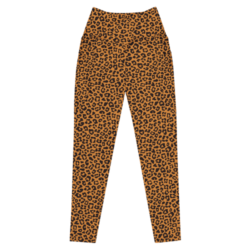 Sunset Leopard Crossover Leggings with Pockets - Goth Cloth Co.1360431_14137