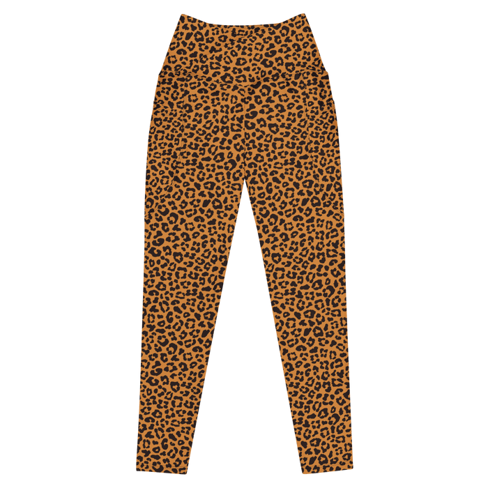 Sunset Leopard Crossover Leggings with Pockets - Goth Cloth Co.1360431_14137